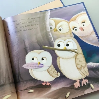 Паперова книга «When Owl Feels Scared», автор Джема Кері - фото №4 - мініатюра