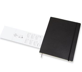 «Ежемесячник Moleskine на 2019 год черный (DSB12MN4Y19)», бренда Moleskine - фото №6 - миниатюра