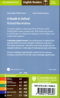Бумажная книга «A Death in Oxford. Starter/Beginner Book with Audio CD Pack», автор Ричард МакЭндрю - фото №2 - миниатюра