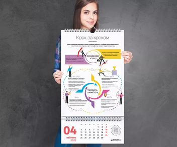 Бумажная книга «Розумний настінний календар на 2022 рік «12 soft skills 21 століття»» - фото №5 - миниатюра