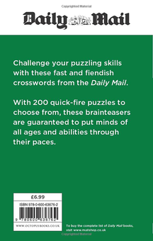 Бумажная книга «Daily Mail Quick Crosswords Volume 3» - фото №2 - миниатюра