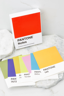 Бумажная книга «Pantone Notes. 20 Assorted Notecards & Envelopes» - фото №2 - миниатюра
