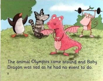 Бумажная книга «Baby Dragon and the Animal Olympics», автор Элиза Джонс - фото №2 - миниатюра