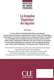 Паперова книга «La formation linguistique des migrants», автор Ерве Адамі - фото №2 - мініатюра