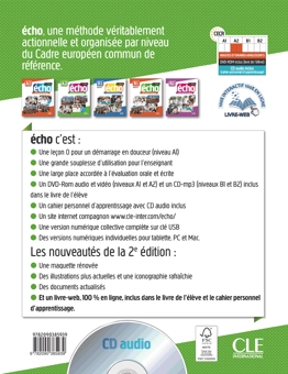 Паперова книга «Echo 2eme Edition. Cahier Personnel D'apprentissage + Cd-audio + Livre-web Niveau A2», автор Джекі Жирарде - фото №2 - мініатюра