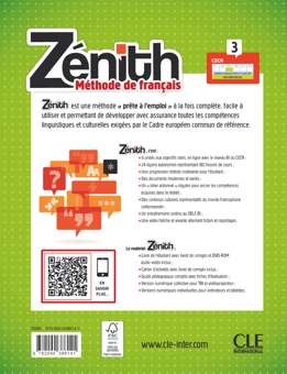 Паперова книга «Zenith: Livre De L'eleve 3 », автор Фабріс Бартелемі - фото №2 - мініатюра