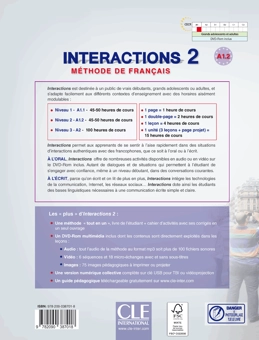 Паперова книга «Interactions: Livre A 1.2 (+DVD)» - фото №2 - мініатюра