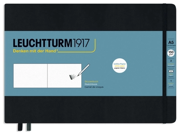 «Скетчбук Leuchtturm1917 Medium Landscape Черный (362366)», бренда Leuchtturm1917 - фото №1 - миниатюра