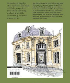Паперова книга «Sketch Club. Urban Watercolour», автор Філ Дін - фото №2 - мініатюра