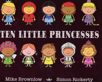 Бумажная книга «Ten Little Princesses», автор Майк Браунлоу - фото №2 - миниатюра