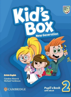 Бумажная книга «Kid's Box New Generation 2 Pupil's Book with eBook», авторов Кэролайн Никсон, Майкл Томлинсон - фото №1 - миниатюра