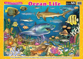 Паперова книга «Fun With Puzzles. Ocean Life» - фото №1 - мініатюра
