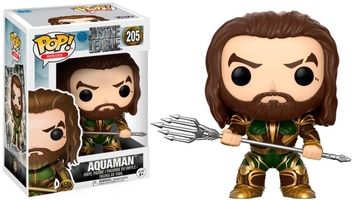  «Коллекционная фигурка Funko POP! DC Justice League Аквамен (13486)», бренда Funko Pop - фото №2 - миниатюра