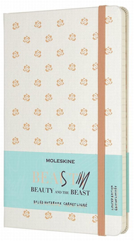  «Записная книжка Moleskine Beauty & The Beast Белая (LEBB01QP060BU)», бренда Moleskine - фото №1 - миниатюра