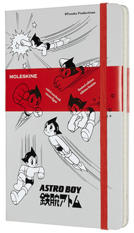  «Записная книга Moleskine Astro Boy в линию светло-серая (LEABQP060G26)», бренда Moleskine - фото №1 - миниатюра
