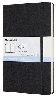  «Блокнот Moleskine Art Акварель Черный (ARTQP084)», бренда Moleskine - фото №1 - миниатюра