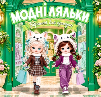 Paper book «Модні ляльки. Зелена» - фото №1 - миниатюра