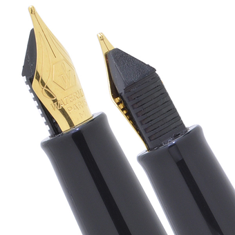  «Перьевая ручка Waterman Hemisphere Black GT (12 053)», бренда Waterman - фото №3 - миниатюра