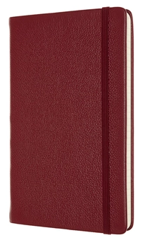  «Блокнот Moleskine Leather Линейка Бордо (LCLH31HF1BOX)», бренда Moleskine - фото №2 - миниатюра