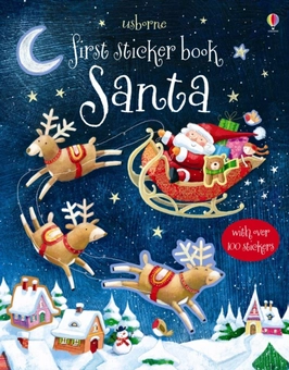 Бумажная книга «First Sticker Book. Santa», автор Сэм Тэплин - фото №1 - миниатюра
