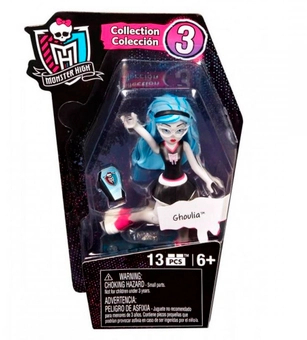  «Мини-фигурка Mega Bloks Monster High Ghoulia Yelps (CNF78-3)», бренда Mega Bloks - фото №3 - миниатюра