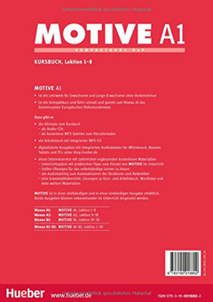 Бумажная книга «Motive. Kursbuch A1 Lektion 1-8», автор Александр Хартунг - фото №2 - миниатюра