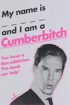 Паперова книга «My Name Is X and I Am a Cumberbitch» - фото №1 - мініатюра