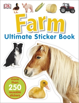 Бумажная книга «Farm Ultimate Sticker Book» - фото №1 - миниатюра