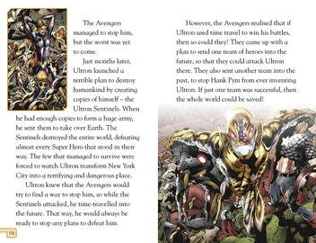 Бумажная книга «Marvel: Avengers Battle Against Ultron» - фото №5 - миниатюра