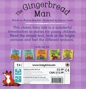 Паперова книга «The Gingerbread Man. Ladybird Touch and Feel Fairy Tales» - фото №2 - мініатюра