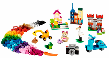 «Конструктор LEGO Classic Набір для творчості великого розміру (10698)», бренду LEGO - фото №6 - мініатюра