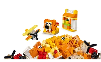  «Конструктор LEGO Classic Помаранчева творча коробка 60 деталей (10709)», бренду LEGO - фото №4 - мініатюра