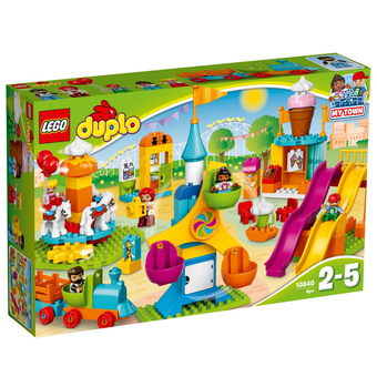 «Конструктор LEGO DUPLO Большой парк аттракционов (10840)», бренда LEGO - фото №2 - миниатюра
