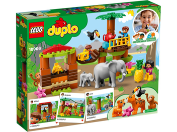  «Конструктор LEGO DUPLO Тропический остров 73 детали (10906)», бренда LEGO - фото №2 - миниатюра