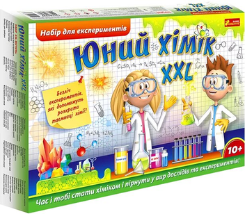  «Набор для экспериментов Ranok-Creative Юный химик XXL (12114122У)», бренду Ranok-Creative - фото №2 - мініатюра