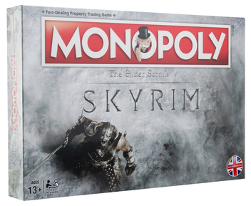  «Настольная игра Hasbro Monopoly Skyrim (5036905028721)», бренда Hasbro - фото №1 - миниатюра