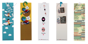 «Набор закладок для книг Bookmarks Reading is only hope 5 шт (0000000000352)», бренда Bookmarks - фото №2 - миниатюра