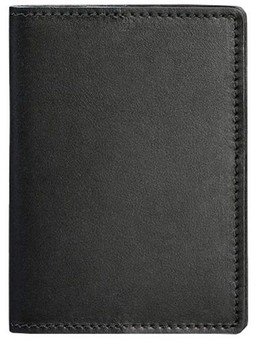  «Обложка для паспорта BlankNote 1.3 Черная Krast (BN-OP-1-3-g)», бренда BlankNote - фото №1 - миниатюра