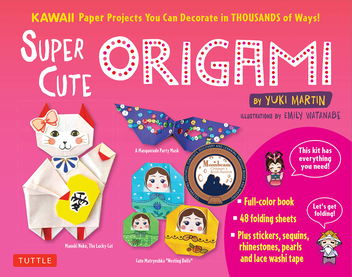Паперова книга «Super Cute Origami Kit», автор Юкі Мартін - фото №2 - мініатюра