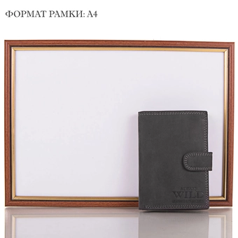 «Кошелек мужской кожаный Always Wild (DNKN4L-MHU-black)», бренду Always Wild - фото №4 - мініатюра