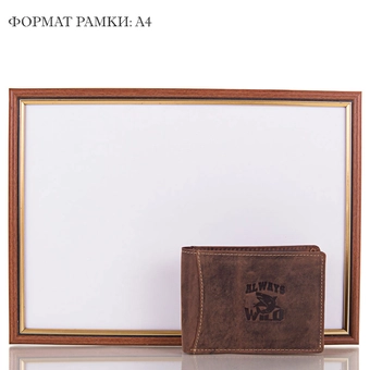 «Кошелек мужской кожаный Always Wild (DNKN992-H-brown)», бренду Always Wild - фото №2 - мініатюра
