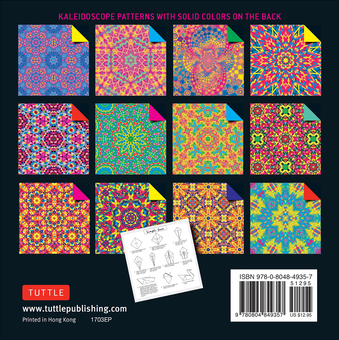 Бумажная книга «Origami Paper. 500 Sheets. Kaleidoscope Patterns. 15 cm» - фото №2 - миниатюра
