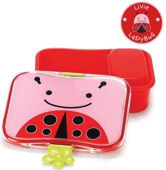  «Бутербродница Skip Hop Божья коровка Livie (252477)», бренда Skip Hop - фото №1 - миниатюра