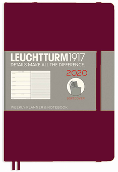  «Еженедельник с заметками Leuchtturm1917 2020 Винный (359948)», бренда Leuchtturm1917 - фото №1 - миниатюра