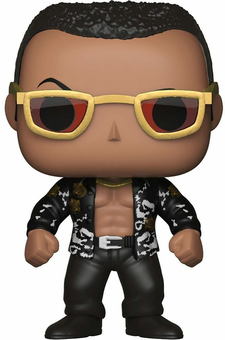 «Коллекционная фигурка Funko POP! WWE The Rock Old School (FK24824)», бренда Funko Pop - фото №1 - миниатюра