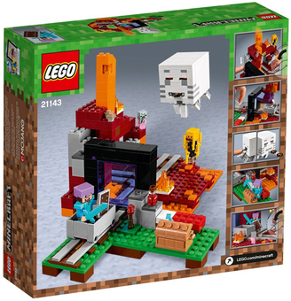  «Конструктор LEGO Minecraft Портал в Нижний мир 470 деталей (21143)», бренда LEGO - фото №4 - миниатюра