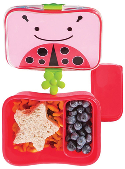  «Бутербродница Skip Hop Божья коровка Livie (252477)», бренда Skip Hop - фото №2 - миниатюра