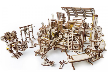  «Механический 3D пазл Ukrainian Gears Фабрика роботов (70039) », бренда Ukrainian Gears / UGears - фото №2 - миниатюра