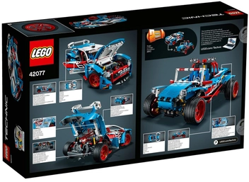  «Конструктор LEGO Technic Гоночный автомобиль 1005 деталей (42077)», бренду LEGO - фото №4 - мініатюра