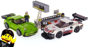  «Конструктор LEGO Speed Champions Porsche 911 RSR и 911 Turbo 3.0 391 деталь (75888) », бренда LEGO - фото №3 - миниатюра